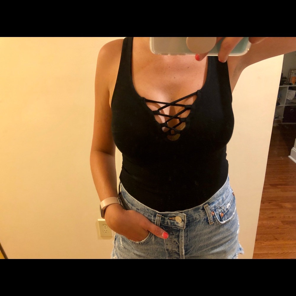 Black bodysuit